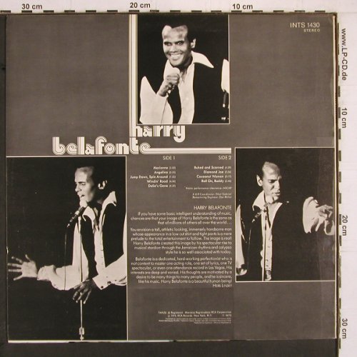 Belafonte,Harry: Same (Promo-stol), RCA International(INTS 1430), D, 1973 - LP - Y2007 - 7,50 Euro