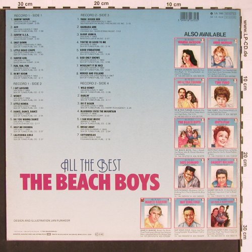 Beach Boys: All The Best, Capitol(1816753), NL, 1984 - 2LP - Y205 - 7,50 Euro