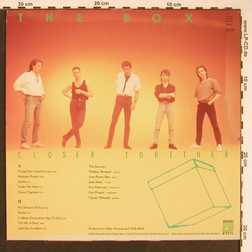 The Box: Closer Together, Westpark Music(87005), , 1988 - LP - Y208 - 6,00 Euro