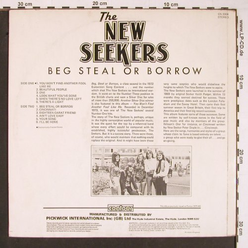 New Seekers,The: Beg Steel Or Borrow, Contour(CN 2004), UK,  - LP - Y210 - 6,00 Euro