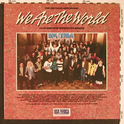 USA For Africa: We Are The World, Foc, CBS(26 454), NL, 1985 - LP - Y279 - 6,00 Euro