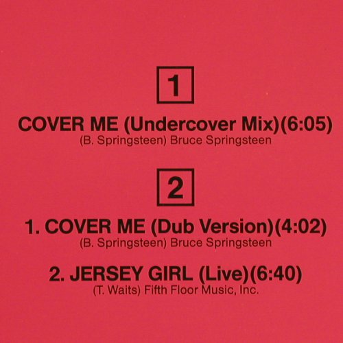 Springsteen,Bruce: Cover Me (Undercover Mix)*2+1, CBS(A 12.4662), NL, 1984 - 12inch - Y3437 - 5,00 Euro
