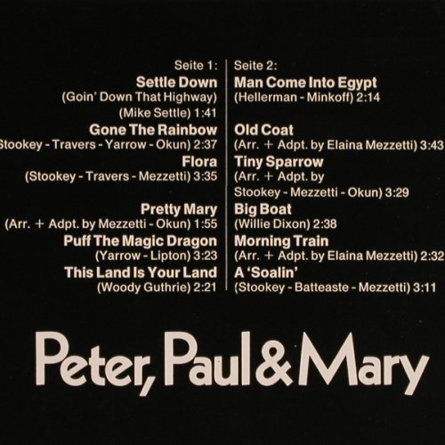 Peter,Paul & Mary: Star-Collection, MIDI(MID 26 001), D,  - LP - Y3701 - 6,00 Euro