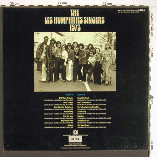 Les Humphries Singers: 1973, Club Sonderauflage, Decca(28 317-6), D, 1973 - LP - Y4342 - 7,50 Euro
