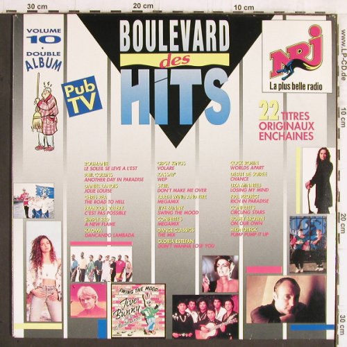 V.A.Boulevard des Hits: Volume 10, Roumanie.. Hypnoteck, CBS(466 480 1), NL, woc, 1990 - 2LP - Y5817 - 5,00 Euro