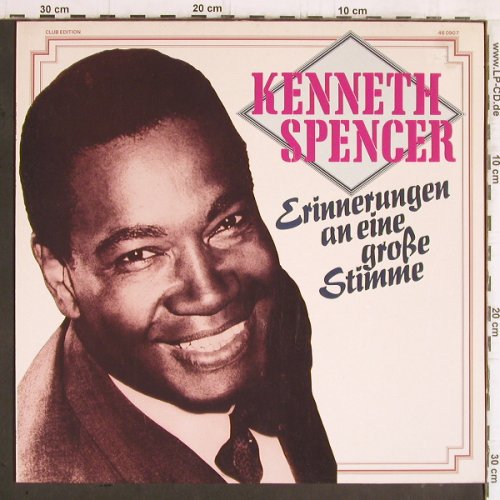 Spencer,Kenneth: Erinnerungen an eine große Stimme, EMI(46 090 7), D,Club Ed.,  - LP - Y5928 - 6,00 Euro