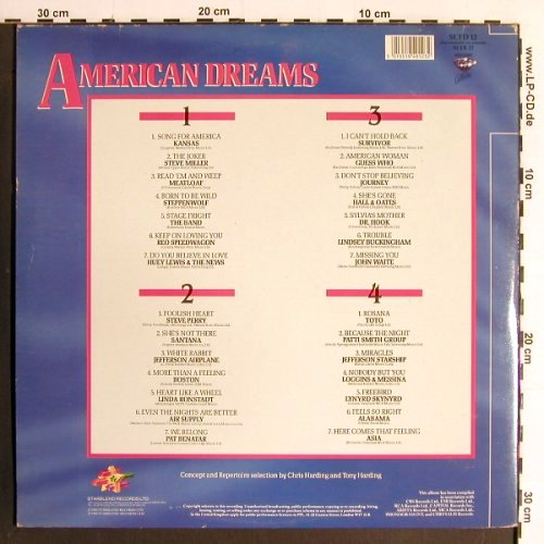 V.A.American Dreams: 28 Americ.Love Songs, Kansas..Asia, Solitaire Collection(SLTD 12), UK, Foc, 1985 - 2LP - Y6677 - 5,00 Euro