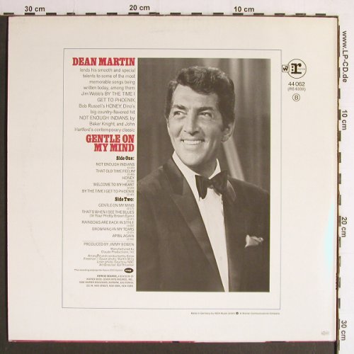 Martin,Dean: Gentle On My Mind, Reprise(44 062), D, Ri,  - LP - Y6866 - 6,00 Euro