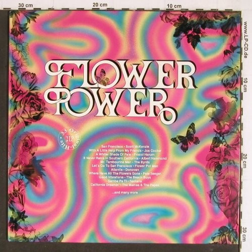 V.A.Flower Power: Scott McKenzie...Pete Seeger, CBS(465784 1), NL, 1989 - 2LP - Y7610 - 6,00 Euro