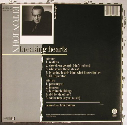 John,Elton: Breaking Hearts, Rocket(822 088-1Q), D, 1984 - LP - Y7772 - 5,00 Euro