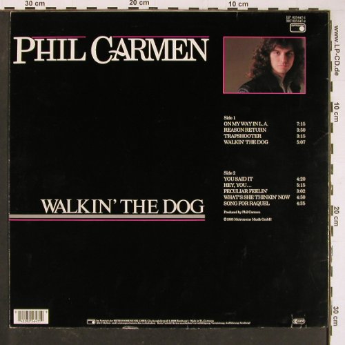 Carmen,Phil: Walkin'The Dog, Metronome(825 647-1), D, 1985 - LP - Y793 - 5,00 Euro