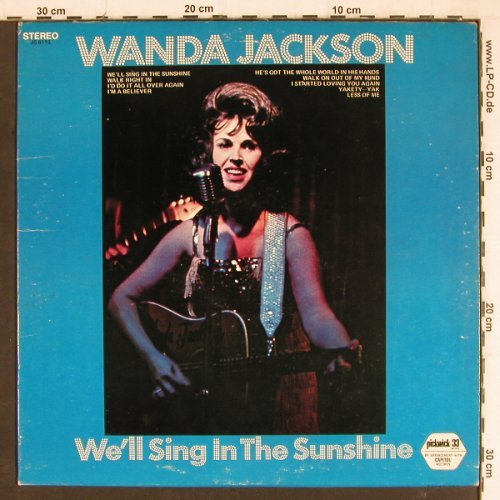 Jackson,Wanda: We'll sing in the Sunshine, m-/vg+, Hilltop/Pickwick(PTP2053/JS-6116), US, Stol,  - LP - Y7942 - 5,00 Euro