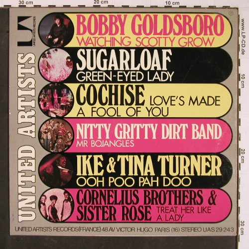 V.A.Hit Parade 1971: Ike and Tina Turner..Johnny Rivers, UA(UAS 29.243), F, 1971 - LP - Y800 - 9,00 Euro