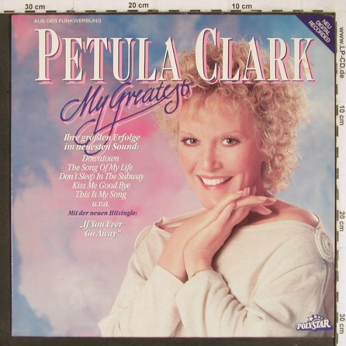 Clark,Petula: My Greatest, Polystar(835 709-1), D, 1988 - LP - Y8333 - 4,00 Euro