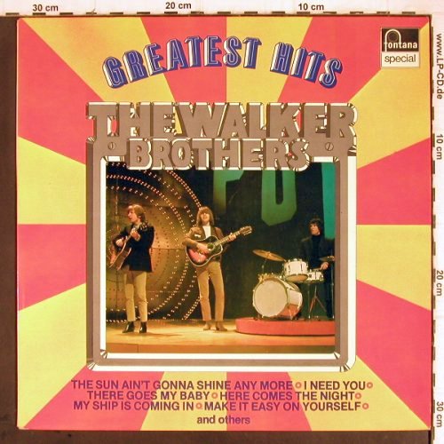 Walker Brothers: Greatest Hits, Fontana(6430 133), NL,  - LP - Y9220 - 5,00 Euro