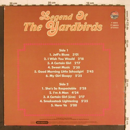 Yardbirds: Legend Of Vol.3, Babylon(F 80 019), D,  - LP - Y9322 - 6,00 Euro