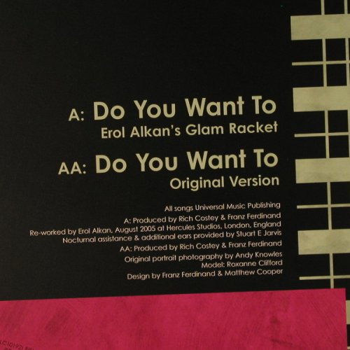 Franz Ferdinand: Do you want to*2, Domino(RUG 211T), , 2005 - 12inch - F2261 - 6,00 Euro