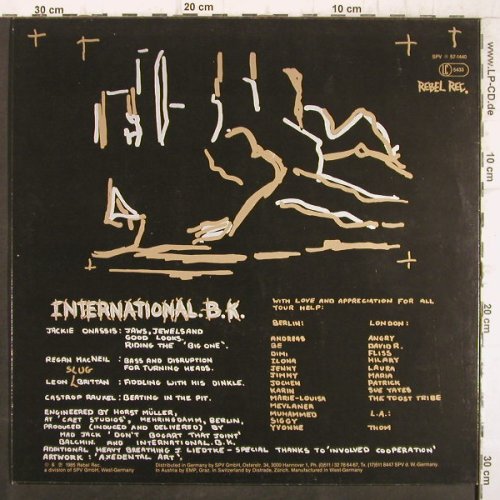 International B.K.: Oh Pretentious Mo/250Miles frMoskau, Rebel(57-1440), D, 1985 - 12inch - F9010 - 5,00 Euro