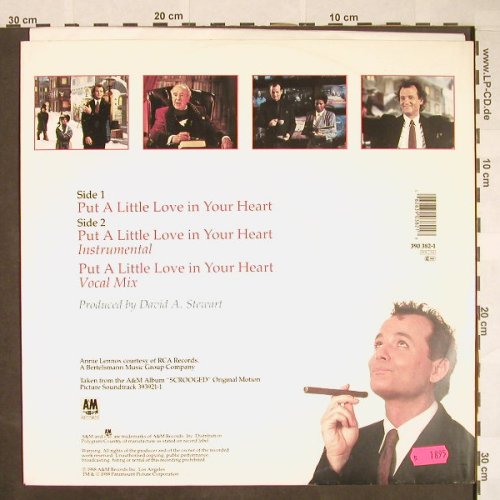 Lennox,Annie & Al Green: Put A Little Love In Your Heart*3, AM(390 382-1), D, 1988 - 12inch - F9838 - 2,50 Euro