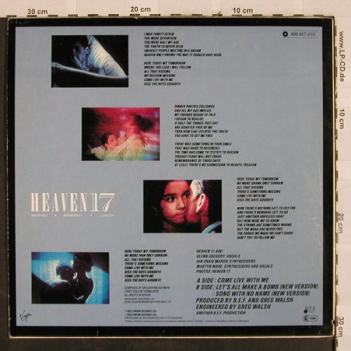 Heaven 17: Come Live With Me +2, Virgin(600 907-213), D, co, 1983 - 12inch - H2807 - 2,50 Euro