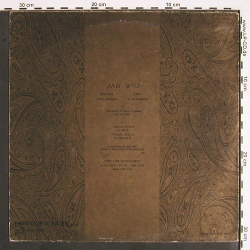 Jad Wio: The Ballad Of Candy Valentine+2, L'Invitation Au Suicide (ID 09), F, m /vg+, 1984 Typ: 12" Best.-Nr.: V1917 Preis: 7,50 Euro