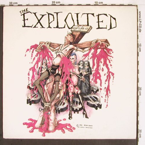 Exploited: Jesus is Dead +3, EP,  m-/vg+, Rough Justice(12 KORE 102), UK, 1986 - 12inch - V562 - 30,00 Euro