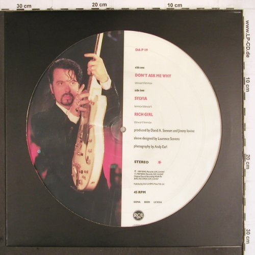 Eurythmics: Don't Ask Me Why+2 Picture Disc, BMG(DA P 19), UK, 1989 - P12" - V647 - 9,00 Euro