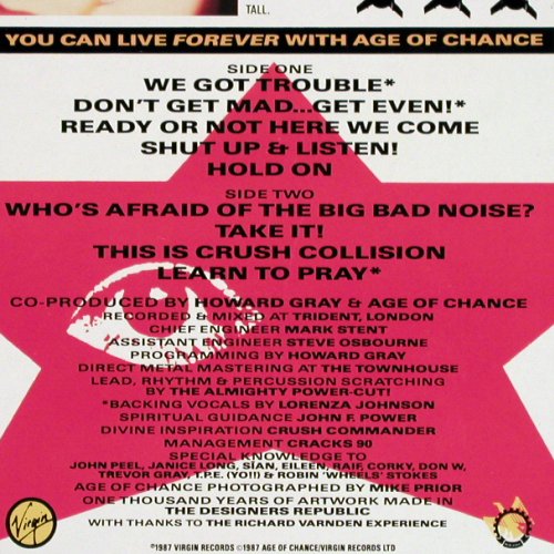 Age Of Chance: One Thousand Years Of Trouble, Virgin(208 681-630), D, 1987 - LP - V7413 - 6,00 Euro