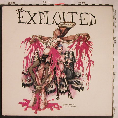 Exploited: Jesus is Dead +3, m-/vg+, Rough Justice(12 KORE 102), F, 1986 - 12inch - X1508 - 22,50 Euro