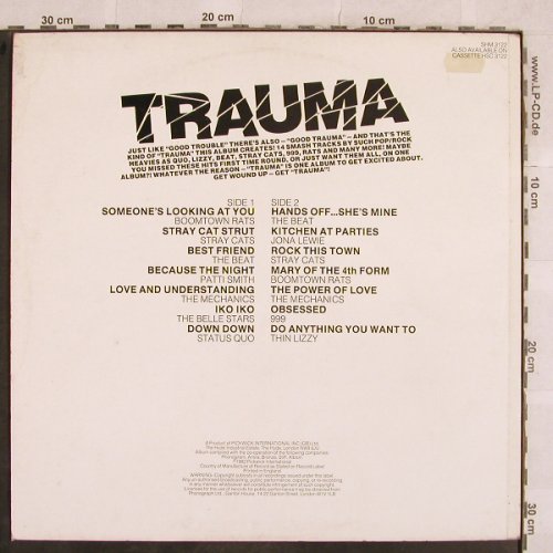 V.A.Trauma: Belle Stars, Stray Cats, 999.., Pickwick(SHM 2122), UK, 1982 - LP - X247 - 5,00 Euro