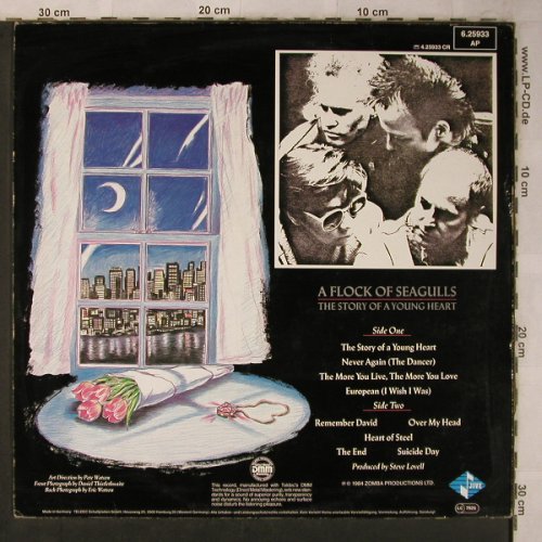 A Flock Of Seagulls: The Story Of A Young Heart, Jive(6.25933 AP), D, 1984 - LP - X5654 - 6,50 Euro