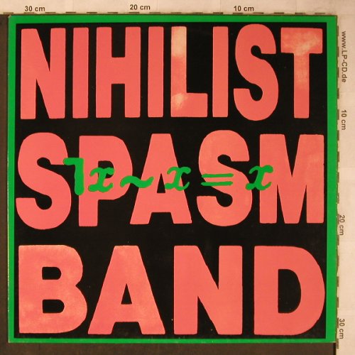 Nihilist Spasm Band: ¬x~x=x, United Dairies(UD 016), UK, 1985 - 12"*2 - X5745 - 25,00 Euro