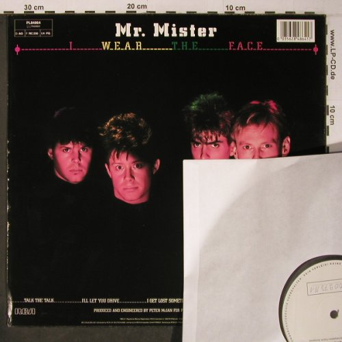 Mr.Mister: I Wear The Face, RCA,Musterplatte(PL84864), D, 1984 - LP - X6301 - 6,00 Euro
