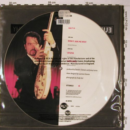 Eurythmics: Don't Ask Me Why+2 Picture, BMG(DA P 19), UK, 1989 - P12" - X6573 - 12,50 Euro