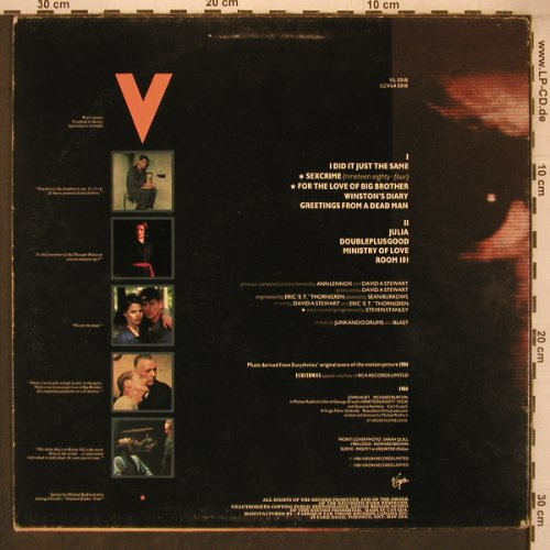 Eurythmics: 1984, m-/vg+, Virgin(VL 2318), CDN, 1984 - LP - X7439 - 6,00 Euro
