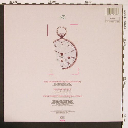 Eurythmics: When Tomorrow Comes*2+1, RCA(PT 40764), D, 1986 - 12inch - X8403 - 4,00 Euro