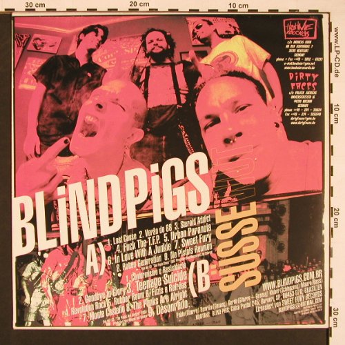 Blindpigs: Süsse Wut LP, DirtyFaces(DF 83), D, 2001 - LP - X8439 - 12,50 Euro