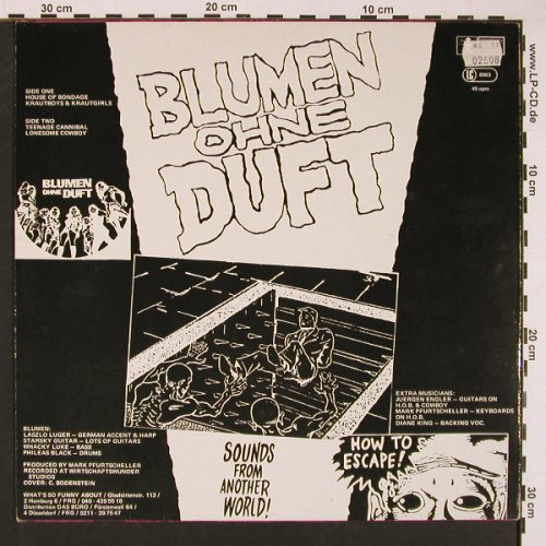 Blumen Ohne Duft: How To Escape, 4 Tr., What'sSoF.(WSFA SF 08), D,  - 12inch - X8515 - 4,00 Euro