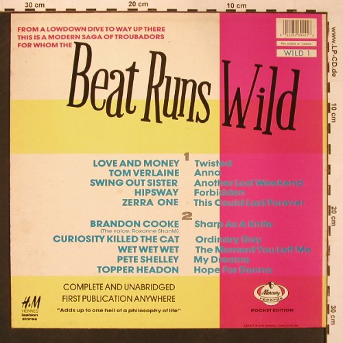 V.A.Beat Runs Wild: Love and Money... Topper Headon, Mercury(Wild 1), UK, 1986 - LP - X8803 - 7,50 Euro