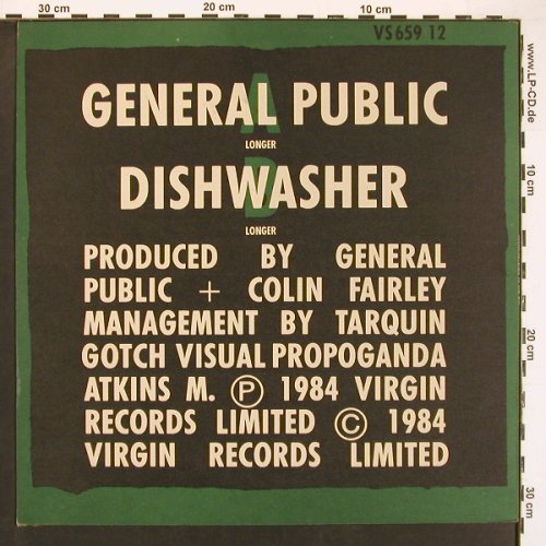 General Public: Gen.Public(lg), dishwasher(lg), Virgin(VS 659 12), UK, 1984 - 12inch - X9220 - 3,00 Euro