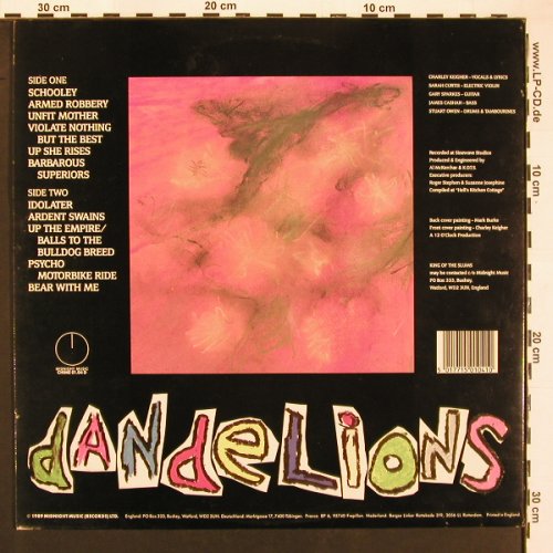 Dandelions: King Of The Slum, Foc, Midnight Music(CHIME 01.04 D), UK, m-/vg+, 1989 - LP - X9555 - 7,50 Euro