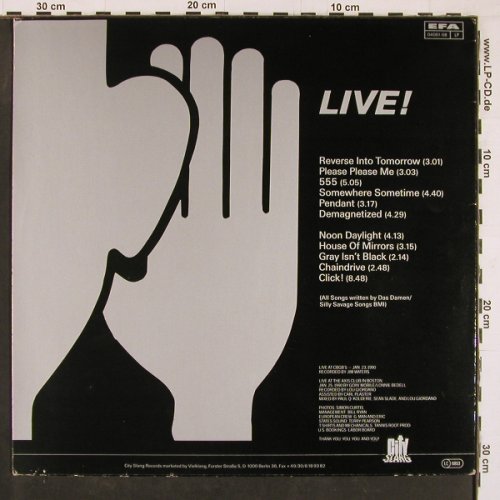 Das Damen: Entertaining Friends - Live, City Slang(04061-08 EFA), D, 1990 - LP - Y1279 - 7,50 Euro