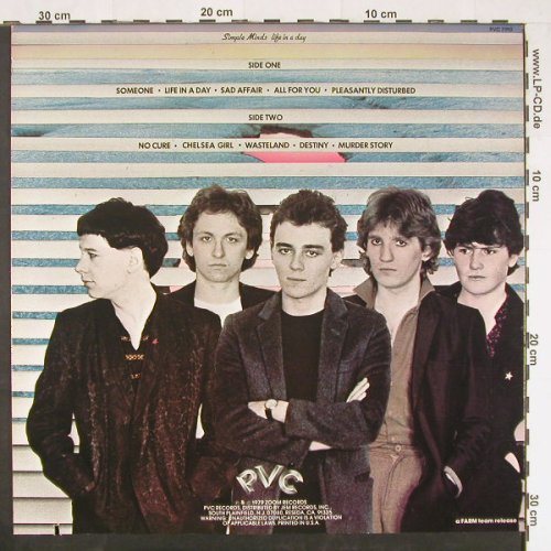 Simple Minds: Life In A Day, PVC(PVC 7910), US, co, 1979 - LP - Y1542 - 6,00 Euro