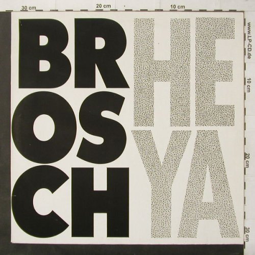 Brosch: Heya+3,one-sided f.pitch adjustment, Constricto, bl/wh vinyl(Con!00043), D,  - LP - Y4115 - 3,00 Euro