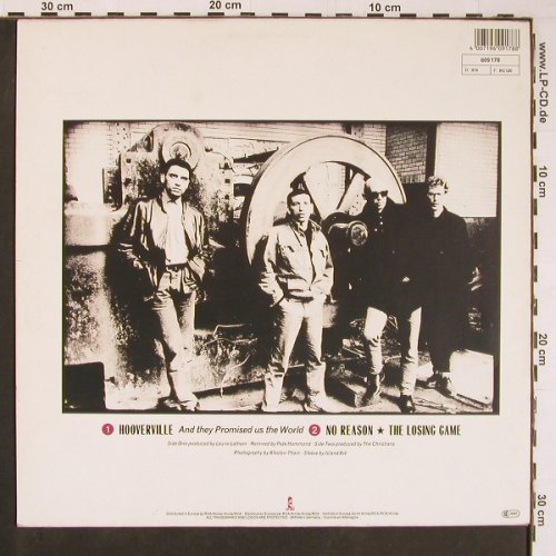 Christians: Hooverville (And They Promised Us.., Island(609 178), D, m-/vg+, 1987 - 12inch - Y548 - 3,00 Euro