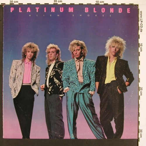 Platinum Blonde: Alien Shores, m-/vg+, Columb.(), US, 85 - LP - B7947 - 4,00 Euro