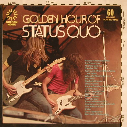 Status Quo: Golden Hour Of, Golden Hour(GH 556), UK,  - LP - X1196 - 5,50 Euro