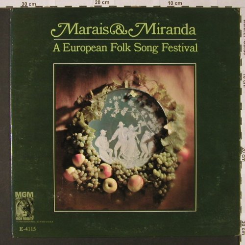 Marais & Miranda: A European Folk Song Festival, MGM(E 4115), US,Promo,  - LP - E8914 - 9,00 Euro