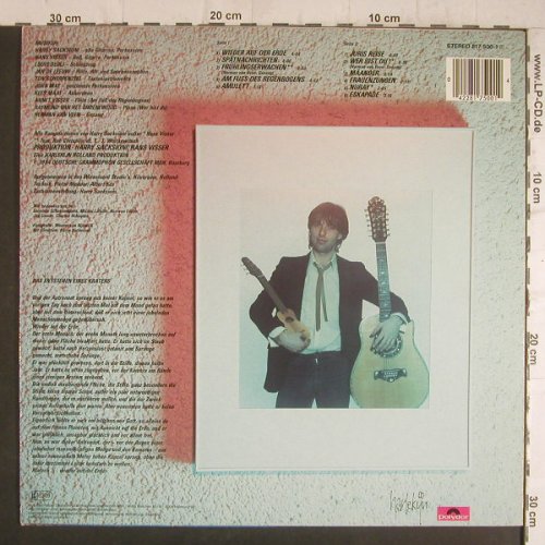 Sacksioni,Harry: Spätnachichten, Polydor(817 500-1), D, 1984 - LP - F6282 - 5,00 Euro