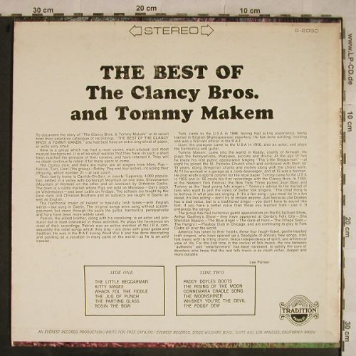 Clancy Brothers & Tommy Makem: The Best Of, Tradition/Everest(S-2050), US,  - LP - H9619 - 6,00 Euro